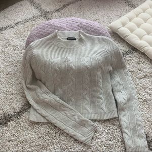 Club Monaco cropped sweater